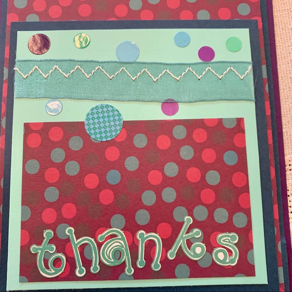 20 handmade randomly assorted Thank You postcards - Picture 7 of 10